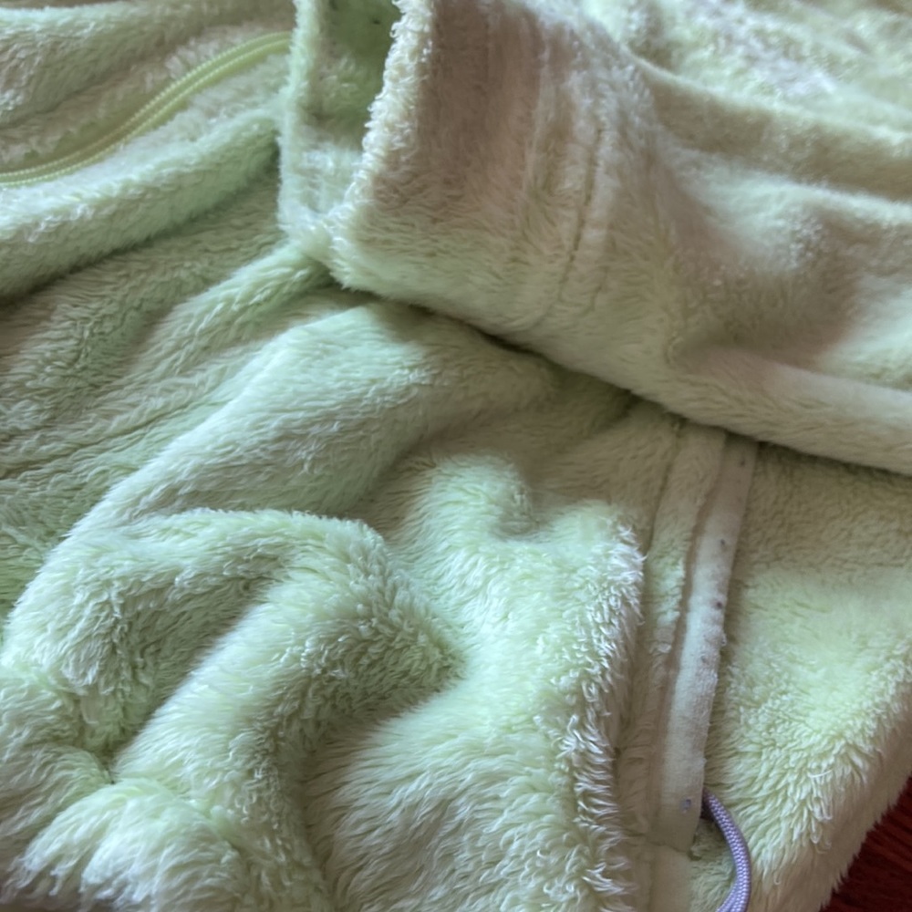 Neon Yellow Hooded NF Fleece - Picture 7 of 9
